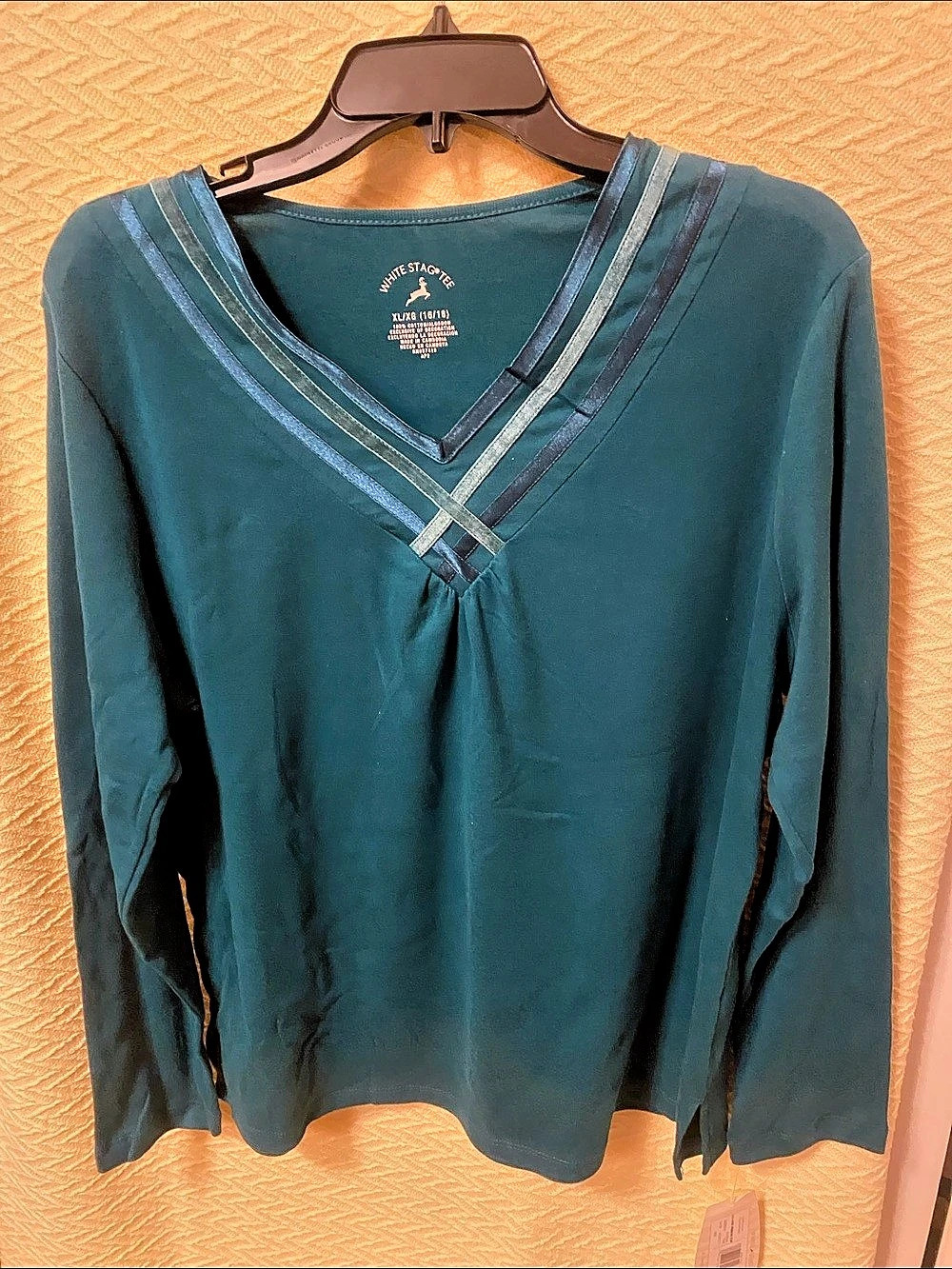 White Stag Long Sleeve Tunic in Green Size XL (16/18)